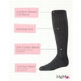 thumbnail image 3 of MeMoi  Ribbed Shimmer Knee-High Socks - Girls - Female, 10, Black, 3 of 7