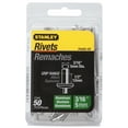 thumbnail image 2 of Stanley Aluminum Rivets 3/16" x 1/2", 50 Pack, PAA68-5B, 2 of 2