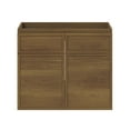 thumbnail image 4 of St. Tropez 24" Wall-Mounted Bathroom Vanity Cabinet without Top in Brown Oak, 4 of 8