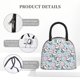 thumbnail image 4 of Balery Cute Panda Bear Bolsa de Almuerzo para Mujeres, Caja de Almuerzo, Bolsa de Almuerzo Pequeña Impermeable, Tote de Almuerzo Reutilizable con Gran Capacidad, 4 of 6