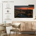 thumbnail image 5 of Elephant Stock Las Vegas City Sunset Wall Art - Horizontal Canvas Wall Art - Living Room Wall Decor - City Canvas - Beige And Green Decor - 39" x 26", 5 of 8