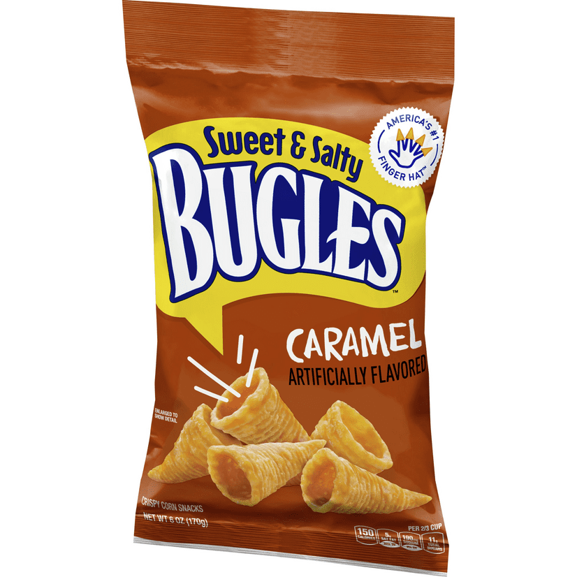 Bugles Sweet Salty Caramel Corn Snacks 6 Oz Walmart Com Walmart Com
