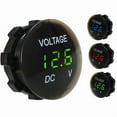 thumbnail image 5 of 12V-24v LED DC Voltmeter Voltage Digital Display Gauge Volt Meter Tester Panel Fitting for Car Boat Autocycle Lotorcycle, 5 of 8
