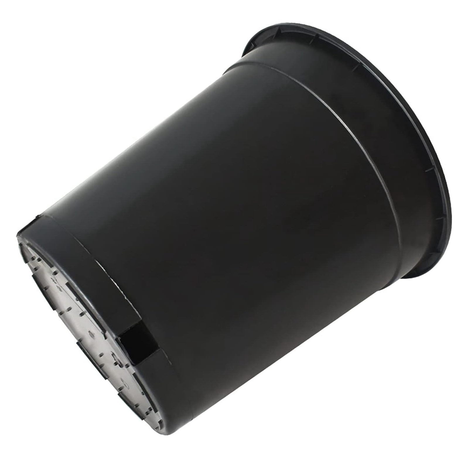 10-Pack 3.6 Gallon Round Plastic Garden Planter Pots Flower Seedling Container with Drainage Hole for Indoor Outdoor Plants Flowers Vegetables Black (3.6 Gallon)