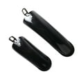 thumbnail image 4 of Guardabarros plegable para bicicleta, guardabarros delantero y trasero, piezas de ciclismo, color negro, 12 pulgadas, 5x2 Uds. 2 piezas, 4 of 6