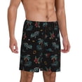 thumbnail image 2 of Sikiie Hawaiian Style Mens Pajama Shorts, Lightweight Lounge Pant with Pockets Soft Sleep Pj Shorts for MenXX-Large, 2 of 6