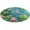 style-1, variant on Lucky Koi Fish Lotus Leaf Washable Round Rug -Circle Area Rugs for Nursery Bedroom, Vintage Non Slip Non Shedding Low Pile Carpet for Living Room Coffee Table Entryway