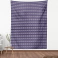 thumbnail image 4 of Ambesonne Ethnic Fabric by the Yard Upholstery, Minimalist Arrows Stripes, 10 Yards, Blue Violet and Charcoal Grey, 4 of 5