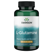 Swanson L-Glutamine 500 mg 100 Capsules