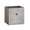 #2 Gray【1x Storage Box】, variant on Drawer Style Open Top Fabric Foldable Storage Box, 11.02×11.02×11.02 Inches Square organizer Bin with Carry Handles for Wardrobe Bedroom Clothes Toy Household Storage(Pink), NCHKUN