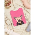 thumbnail image 3 of Cute Dog In Ugly Sweater Art Shaped T-Shirt Women -Image by Shutterstock, Female 3X-Large, 3 of 4