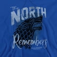 thumbnail image 2 of Game of Thrones The North Remembers Unisex Adult Pull-Over Hoodie,Royal, Medium, 2 of 5