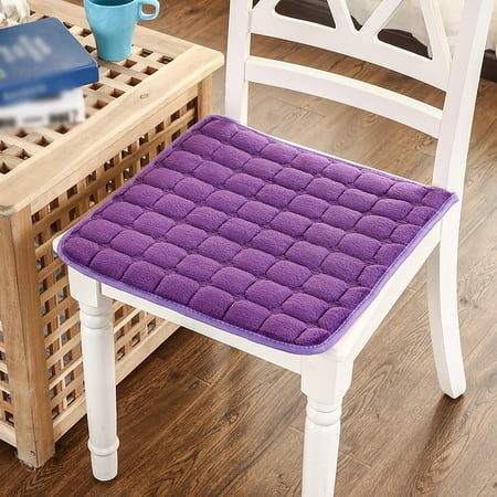 

AZZAKVG Chair Cushions Super Soft And Comfortable Plush Cushion With Fixed Rope Non Slip Winter Warm Seat Dining Suitable For Home Office Patio Dormitory Library