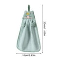 thumbnail image 2 of Hangable Hand Towel Cute Piglet Embroidery Absorbent Coral Fleece Hand Cloth Kitchen Hand Wipe Hand Wipe Piglet  Towel Pink, 2 of 8