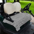 thumbnail image 2 of Golf Cart Seat Covers for 2 Seater,Vintage Gray Microfiber Cart Seat Towel Blanket,Country Farmhouse Abstract Minimalist Art Absorbent Breathable NonSlip Bench Seats Protector for Golf Course 51"x31", 2 of 9