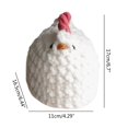 thumbnail image 3 of Lindo pollo de peluche, juguete de pollo relleno, decoraciones de pollo, mamás y mini pollos de ganchillo rellenos para niños, 3 of 8