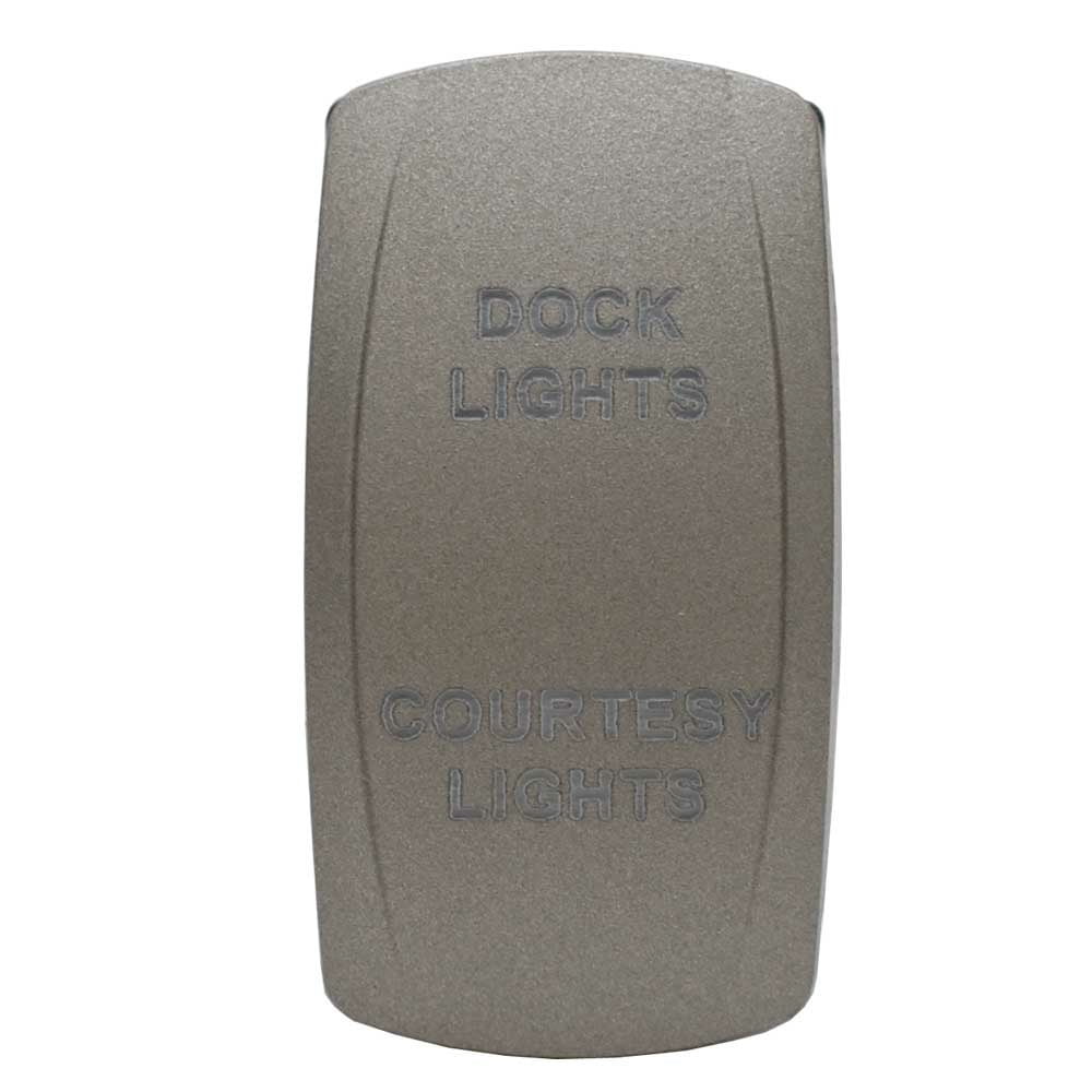 Carling On/Off/On Contura V Boat Rocker Switch | 10 Spade Dock/Crt LTS