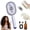 Purple, variant on 2026 New Rechargeable Spray Air Cushion Brush, Self-Cleaning Anti-Static Detangling Comb, Portable Grooming Tool for Smoothing Hair, Reducing Frizz, Adding Volume and Daily Scalp Care