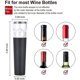 thumbnail image 4 of Tapones de vino, paquete de 6 tapones de vino al vacío, tapones de botellas de vino reutilizables con bomba de vacío incorporada, sellador de botellas de vino a prueba de fugas, ta, 4 of 5