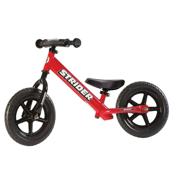 Strider - 12 Sport Balance Bike, Ages 18 Months to 5 Years - Red