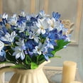 thumbnail image 3 of Yesbay 2 Bouquet Artificial Fake Mini Lily Flower Plant Home Office Wedding Party Decor, 3 of 8
