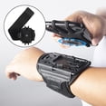 thumbnail image 4 of Soporte de para teléfono, brazalete giratorio de 360 ​​ degree para el antebrazo /12 Pro / 12 Mini / SE 2020/11/11 Pro / Xs / XR / X / Negro Sunnimix Titular del teléfono de la pulsera, 4 of 8