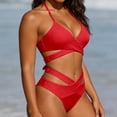 thumbnail image 2 of Vividxx Womens Bikini Sets Two Piece High Waisted Bikini Push Up Swimsuit Wrap Bathing Suit Summer Comfortable Beach Vacation Outfits, 2 of 8
