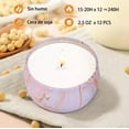 thumbnail image 3 of Set de 16 Velas Aromaticas, 100% Cera de Soya Natural, Velas Perfumadas Regalo Mujer, Velas de Aromaterapia para Yoga, Baño, Madre, Navidad, Día de San Valentín (16), 3 of 4