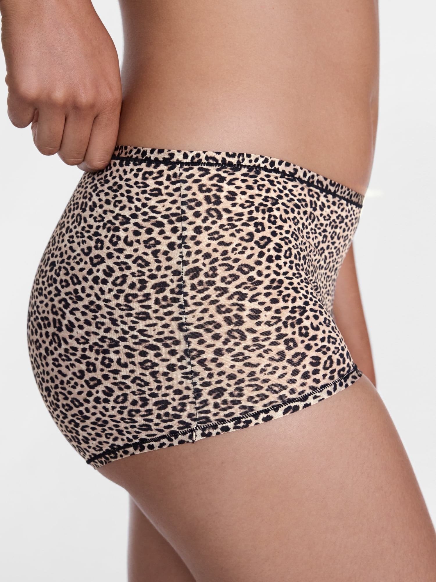 Joyspun Women's Shine Micro Boyshort, 3-Pack, XS - XXXL