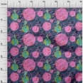 thumbnail image 3 of oneOone Velvet Pink Fabric Abstracts Sewing Material Print Fabric By The Yard 58 Inch Wide, 3 of 5