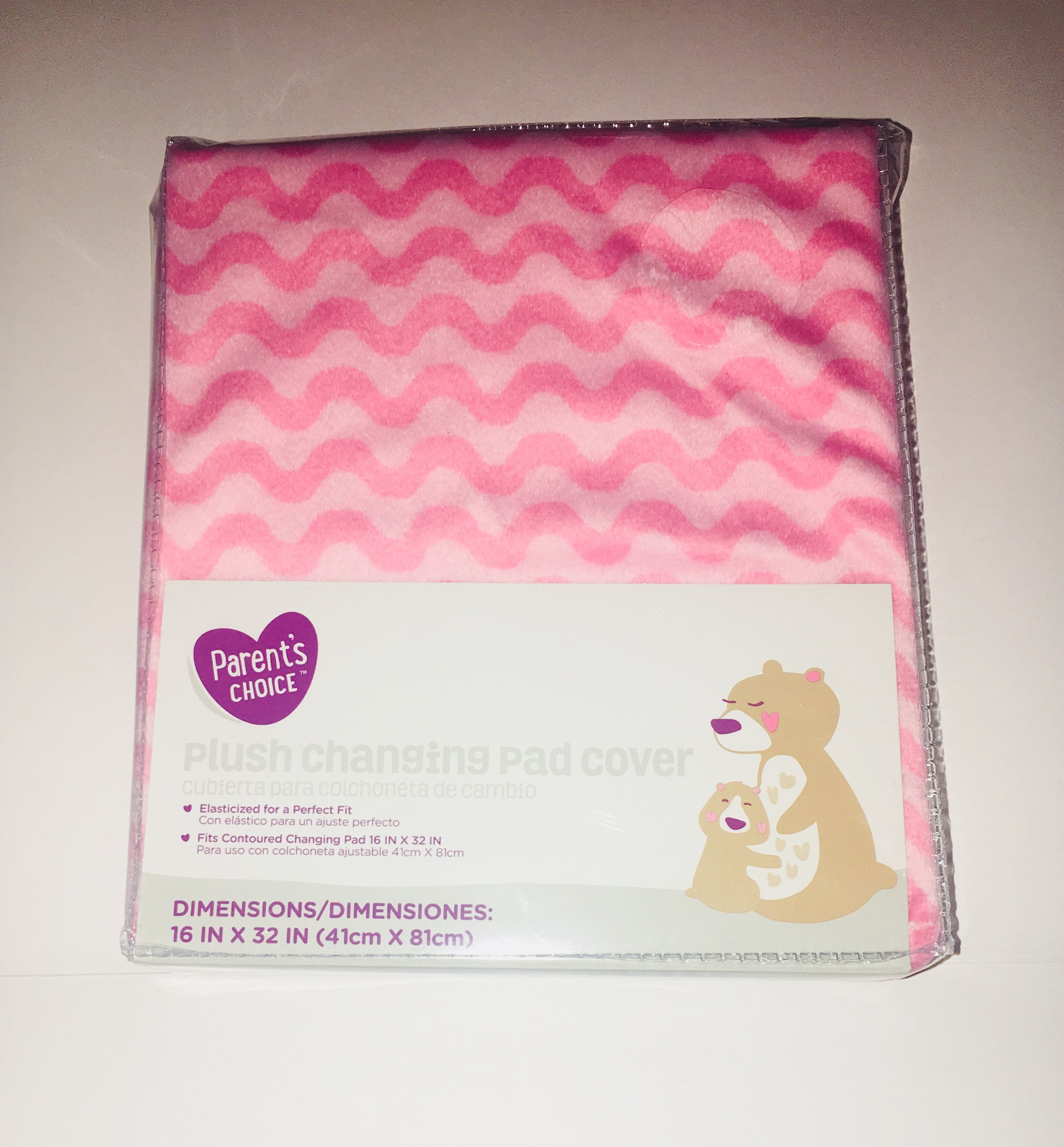 Baby Products Online - Buffy diaper pad cover, love pink - Kideno