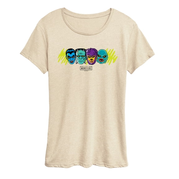 Classic Monsters - Horizontal Chest - Women's Short Sleeve Graphic T-Shirt