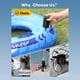 thumbnail image 5 of Mini Electric Air Pump for Inflatables Portable Air Mattress Pump, 5 of 5