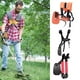 thumbnail image 5 of Eigraketly Doble correa para el hombro Simple Universal ajustable acolchado cortacésped arnés reemplazo Trimmer componentes jardinería Herramientas eléctricas negro rojo, 5 of 6