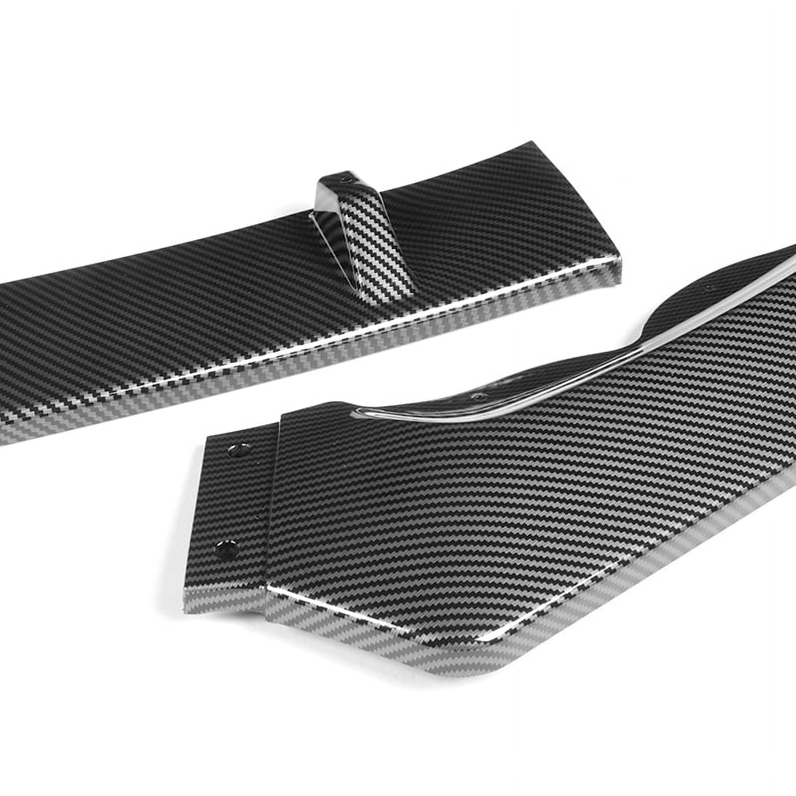 For 2013-2016 Ford Fusion Mondeo Carbon Look Front Bumper Body Kit Spoiler Lip