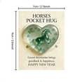 thumbnail image 6 of Pocket Hug Healing Card Year of the Horse, Pocket Hug Token with Encouragement Greeting and Heart Shaped Keepsake, Long Distance Relationship Comfort Gift for Friends Family Colleagues, HAODEJW, 6 of 7