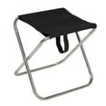 thumbnail image 1 of Taburete de camping Sunnimix Silla de pesca plegable Portátil Negro, 1 of 8