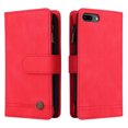 thumbnail image 3 of Case for iPhone 8 Plus/7 Plus Cover Zipper Pocket Wallet Case Magnetic Protective - Red, 3 of 5