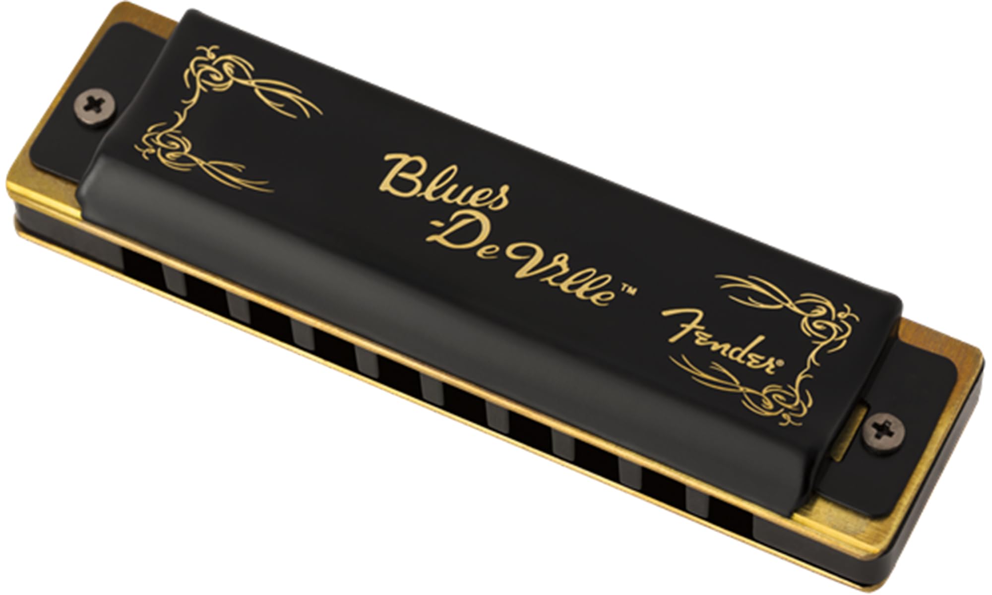 Fender Blues DeVille Harmonica - Key of D w/ Austin Bazaar Instructional Manual