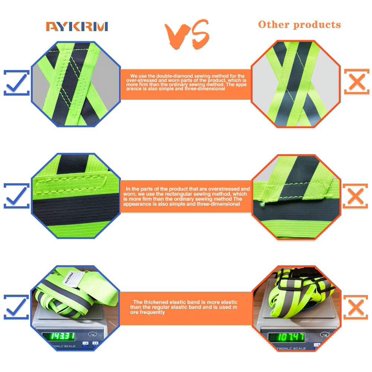 Best Lightweight Reflective Running Gear LED Reflective Running Vest,Multicolor Lights USB Rechargeable Reflective Gear For Men/Women Running Walking Cycling Best Reflective Vest For Runners