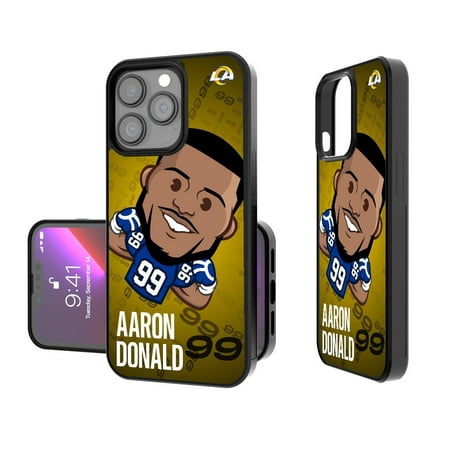Aaron Donald Los Angeles Rams Player Emoji Bump iPhone Case