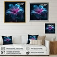 thumbnail image 4 of DESIGN ART Designart "Blue Lily Dreams I" Floral Lily Canvas Art Print 30 in. wide x 30 in. high, 4 of 5