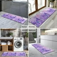 thumbnail image 2 of Urple Butterfly Flower Pattern Kitchen Rug Mat,Kitchen Runner Rugs Non Skid Washable,Decorative Kitchen Floor Mats for Kitchen,Sink,Laundry,17"X47", 2 of 5