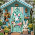 thumbnail image 5 of Easter Backdrop for Photography Easter Spring Garden Floral Bunny Colorful Eggs Fence Green Grass Bokeh Background Kids Newborn Baby Portrait Photo Booth Props 35.43x70.87 in(B), 5 of 6