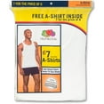 thumbnail image 2 of Men's White A-Shirts, 6+1 Bonus Pack, 2 of 2