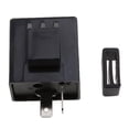 thumbnail image 2 of DC 6-12V 2-Pin Universal For Motorbike Blinker Electronic Flasher Relay Beeper Motorcycle black, 2 of 8