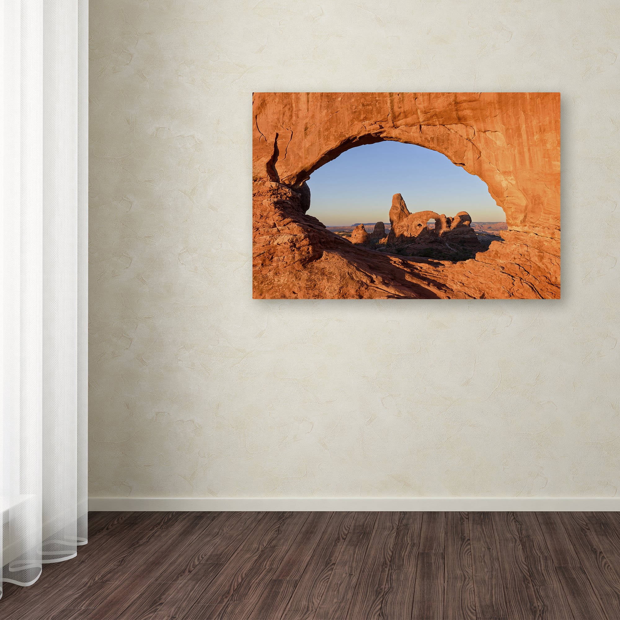 Trademark Fine Art "Through the Arch" Canvas Art by Michael Blanchette Photography