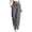 Dark Gray, variant on Joggers for Women Plus Size Wide Leg Solid Color Elastic High Waist Drawstring Casual Flowy Drawstring Trousers with Pockets