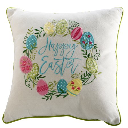 National Tree Company 16" "Happy Easter" Pillow