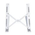 thumbnail image 3 of Soporte para computadora portátil, ajustable, plegable, ergonómico, de aleación de aluminio, para tableta, PC, portátil, con bolsa de almacenamiento, color plateado, 3 of 5